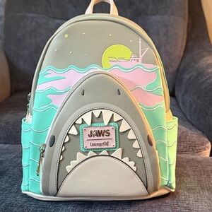Loungefly Jaws Pastel Shark Backpack